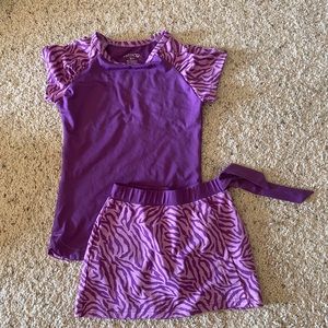 BCG shirt and skirt set